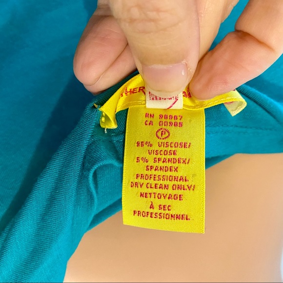 CATHERINE MALANDRINO SZ S ROUCHED SIDE TIE DRESS - Picture 11 of 11